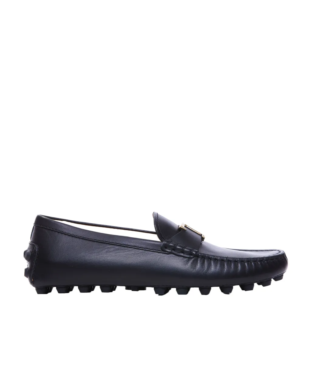 Logo-Plaque Slip-On Loafers