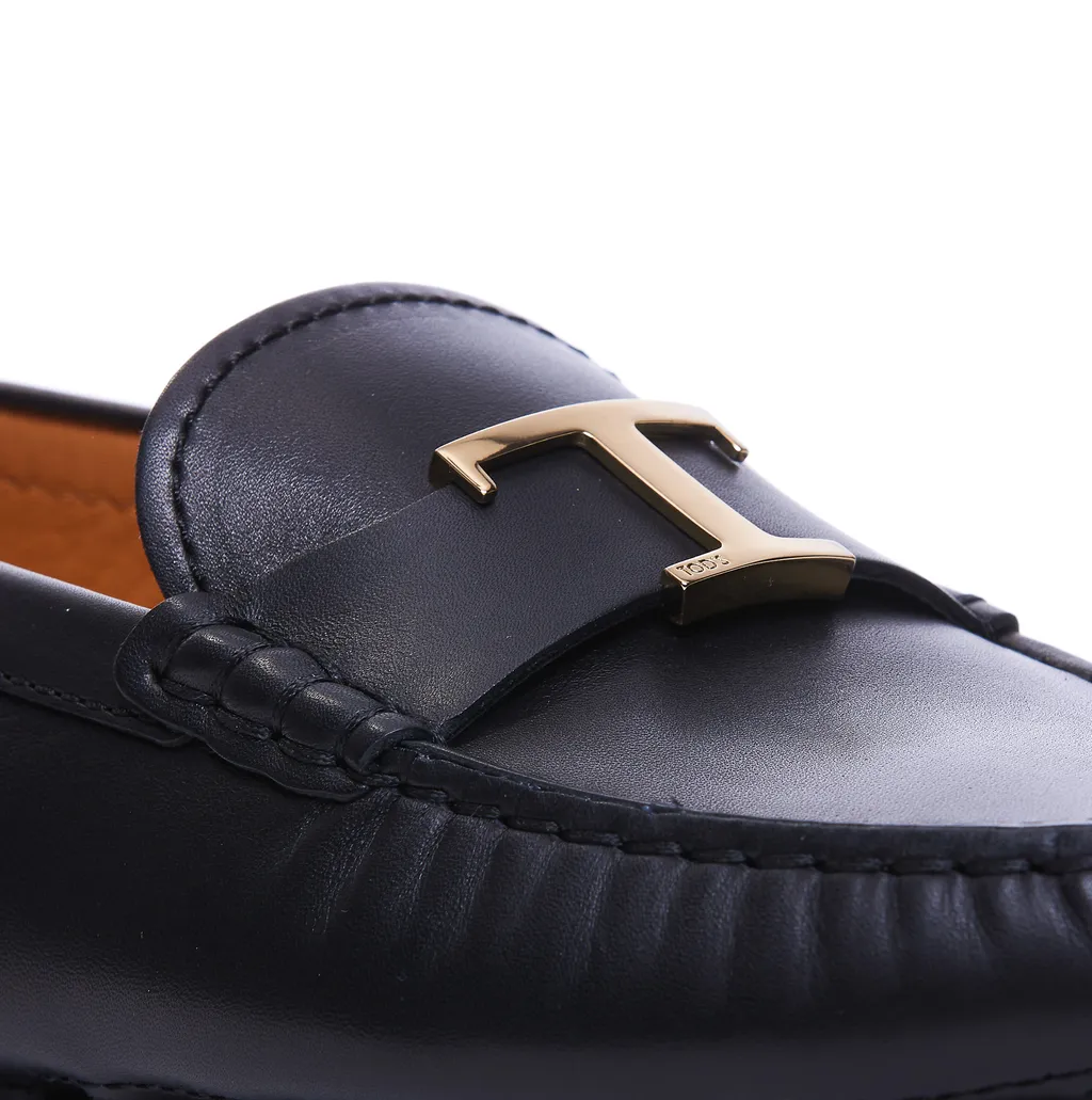 Logo-Plaque Slip-On Loafers