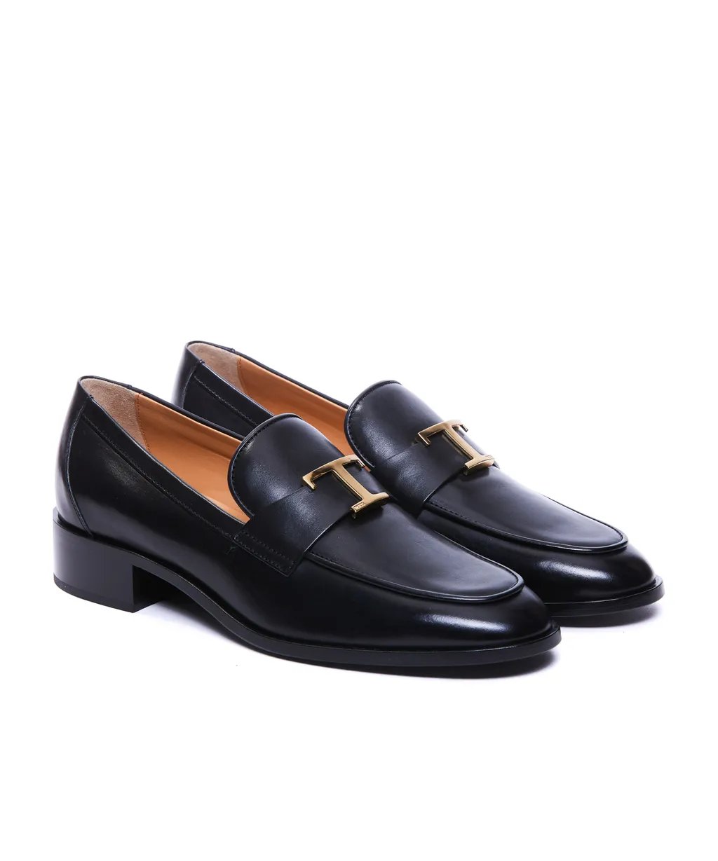 Logo Plaque Slip-On Loafers
