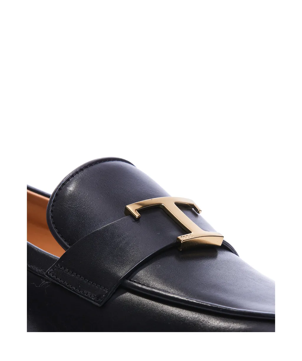 Logo Plaque Slip-On Loafers