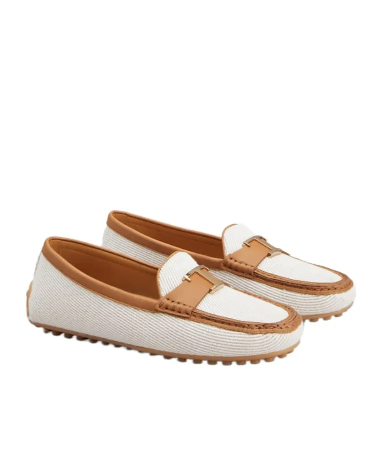 Logo Plaque Slip-On Flat Shoes