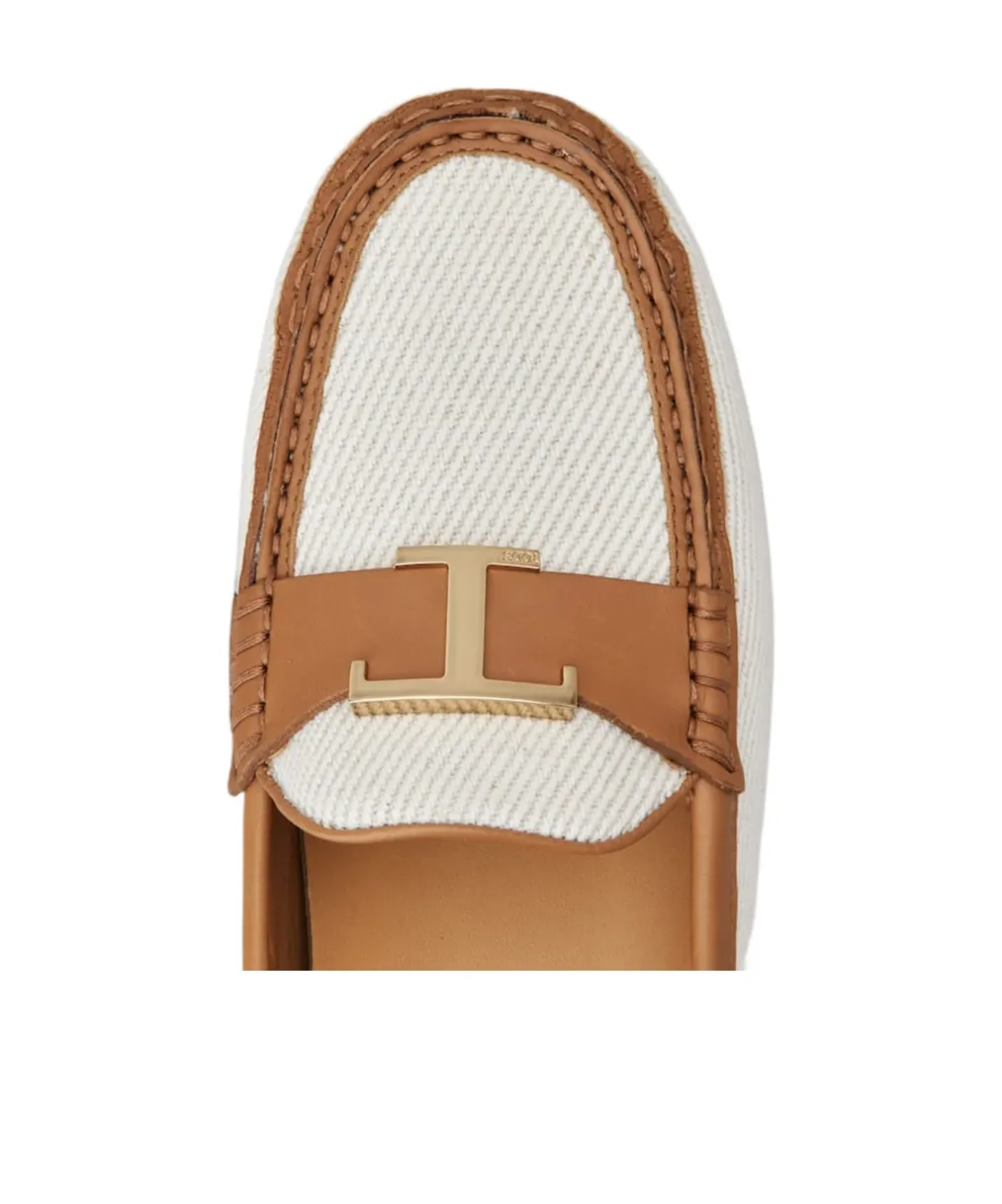Logo Plaque Slip-On Flat Shoes