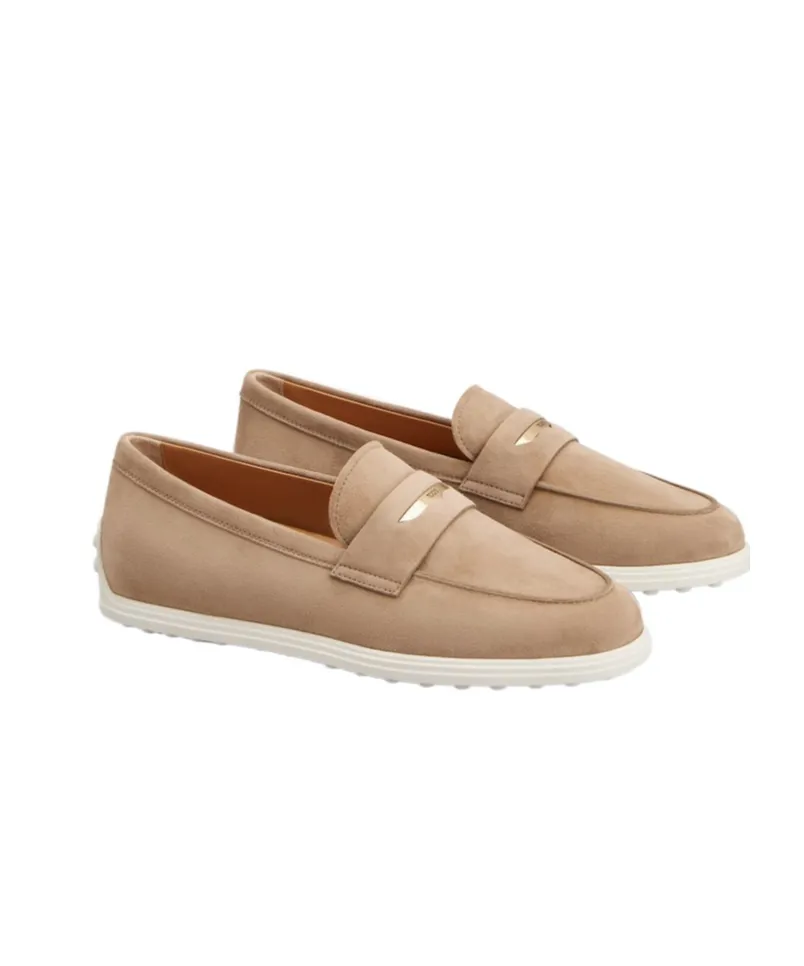 Logo Plaque Slip-On Loafers