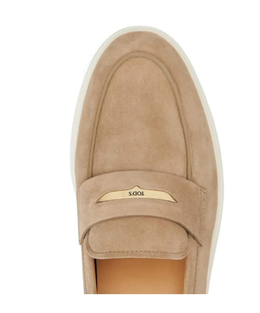 Logo Plaque Slip-On Loafers