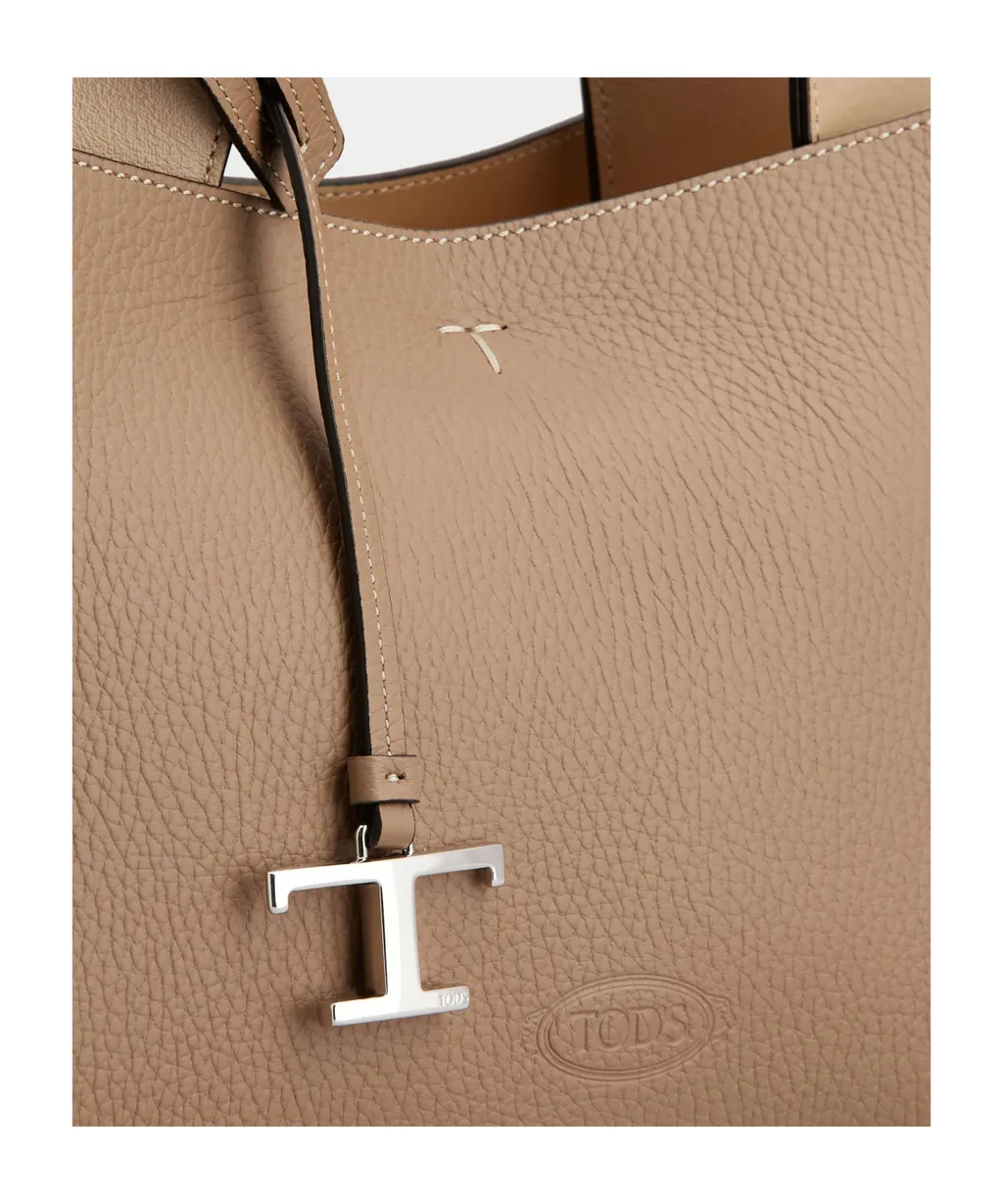 Logo Plaque Top Handle Bag