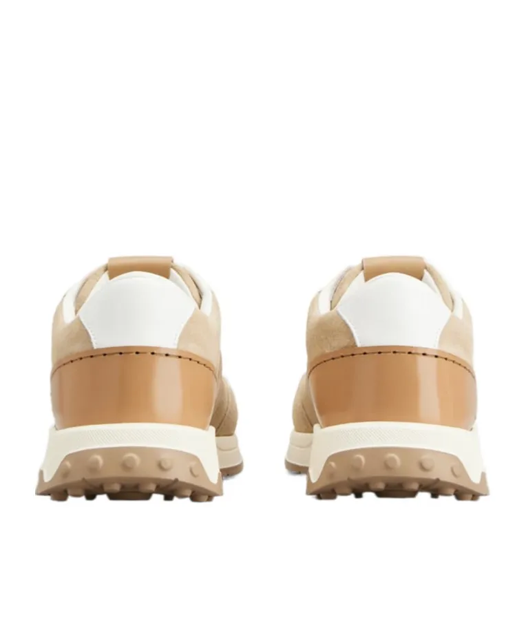 Panelled Lace-Up Sneakers