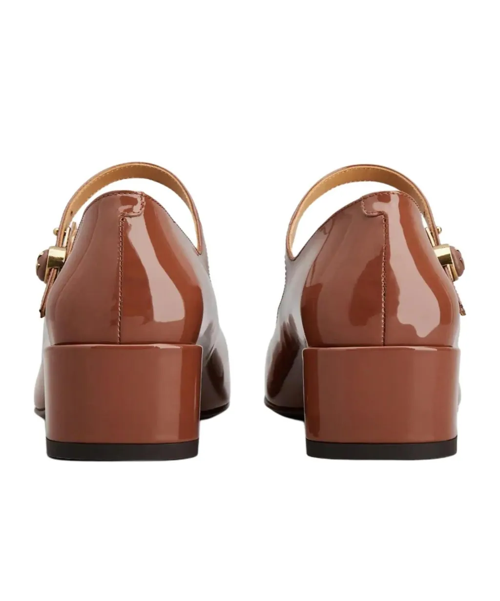 40Mm Leather Pumps