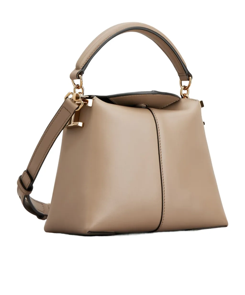 T Case Leather Mailman Tote Bag