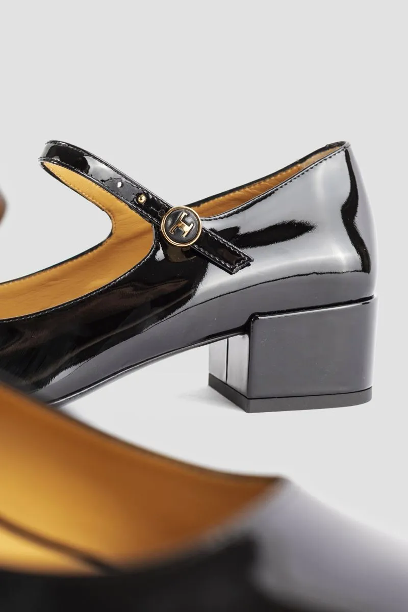 50Mm Patent-Finish Leather Pumps