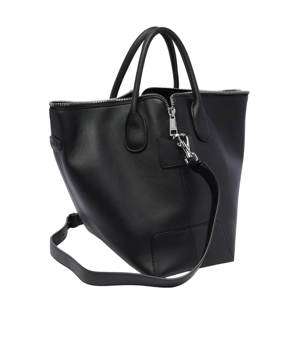 Zipped Medium Top Handle Bag