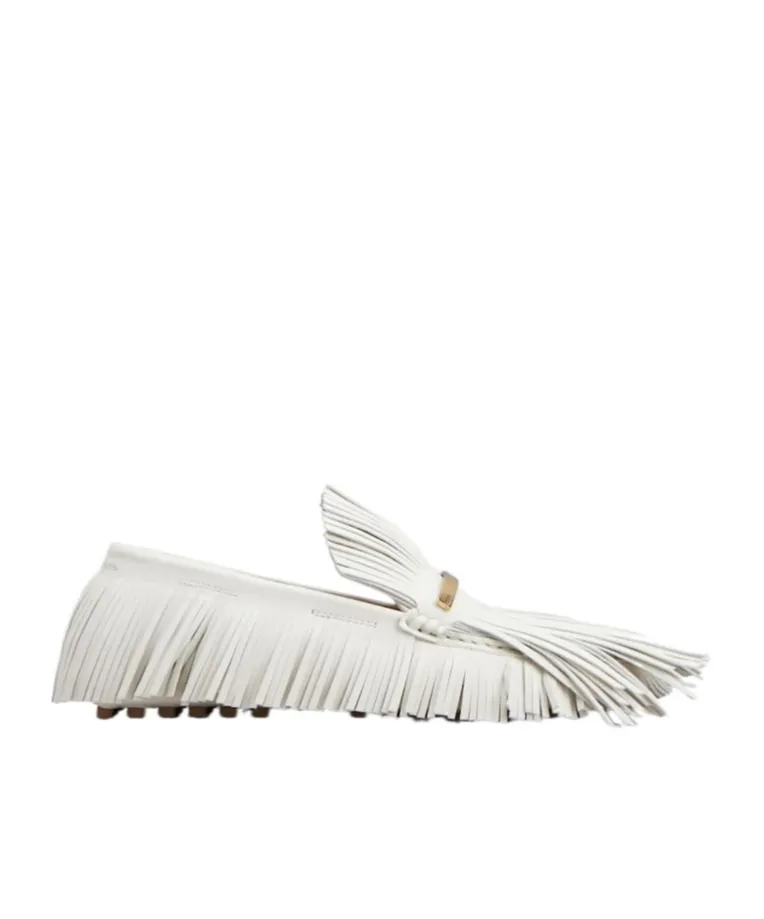 Fringed Slip-On Loafers