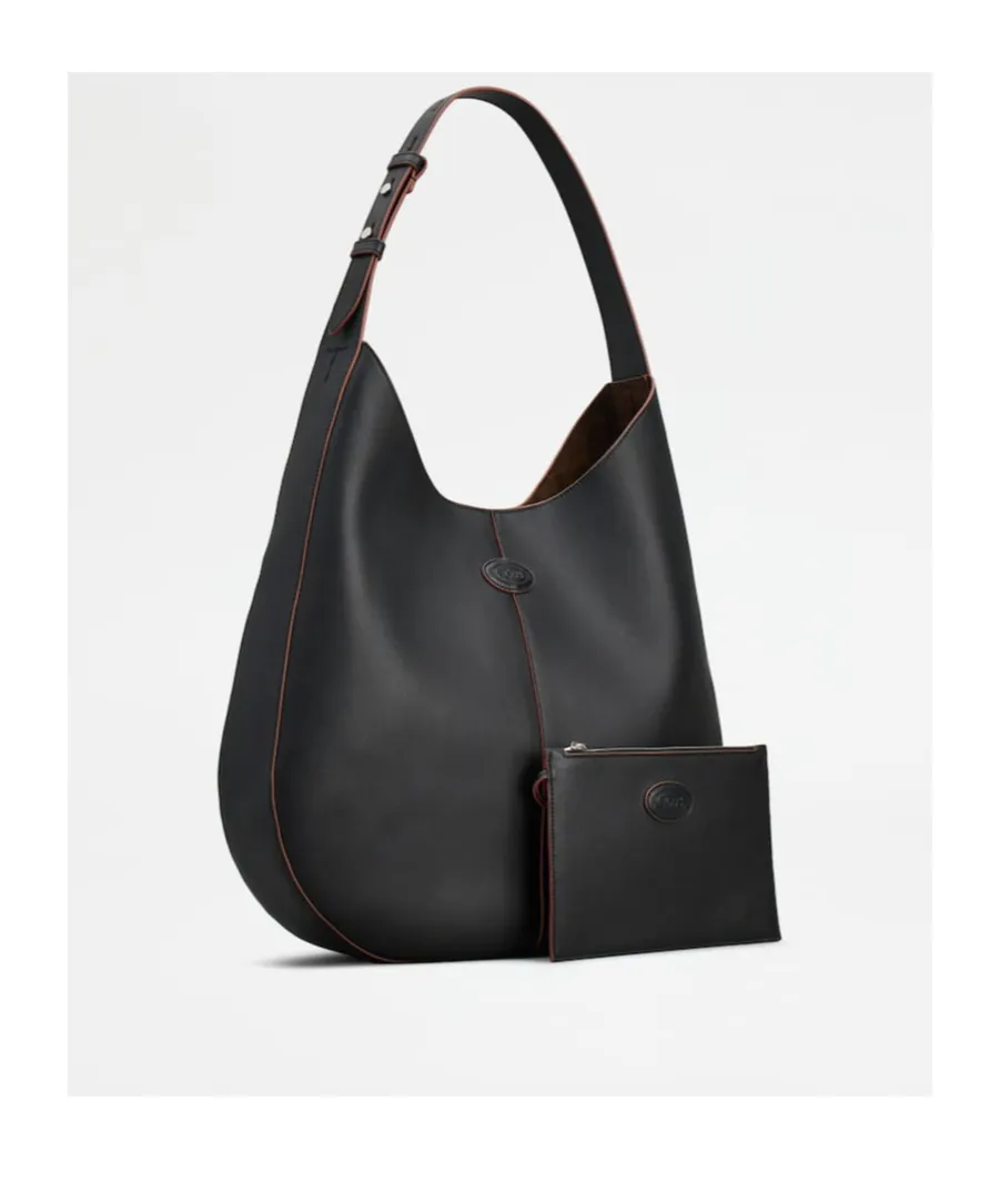Di Bag Hobo Logo Detailed Medium Shoulder Bag