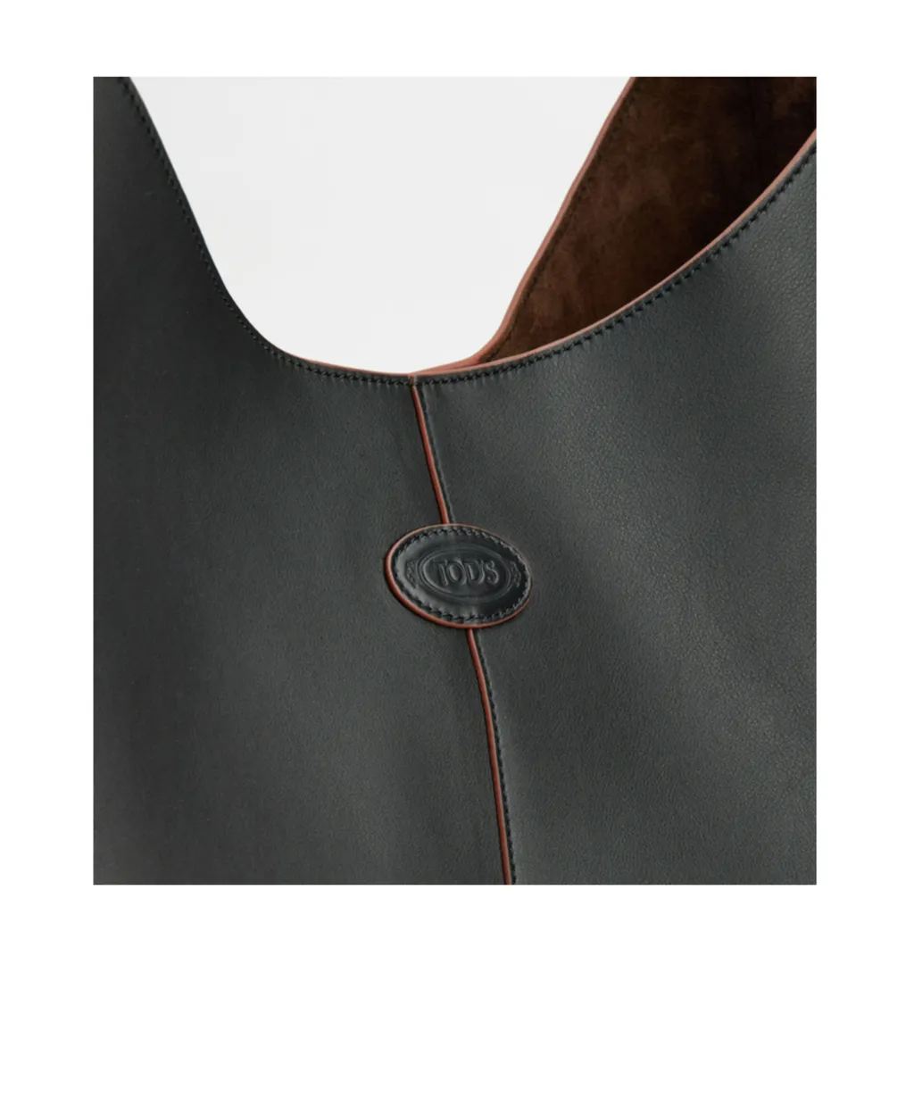Di Bag Hobo Logo Detailed Medium Shoulder Bag