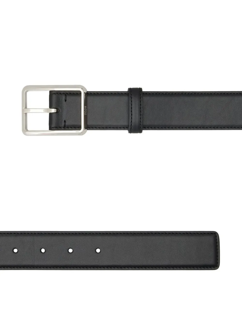 Classic Logo Engraved Buckle Belt