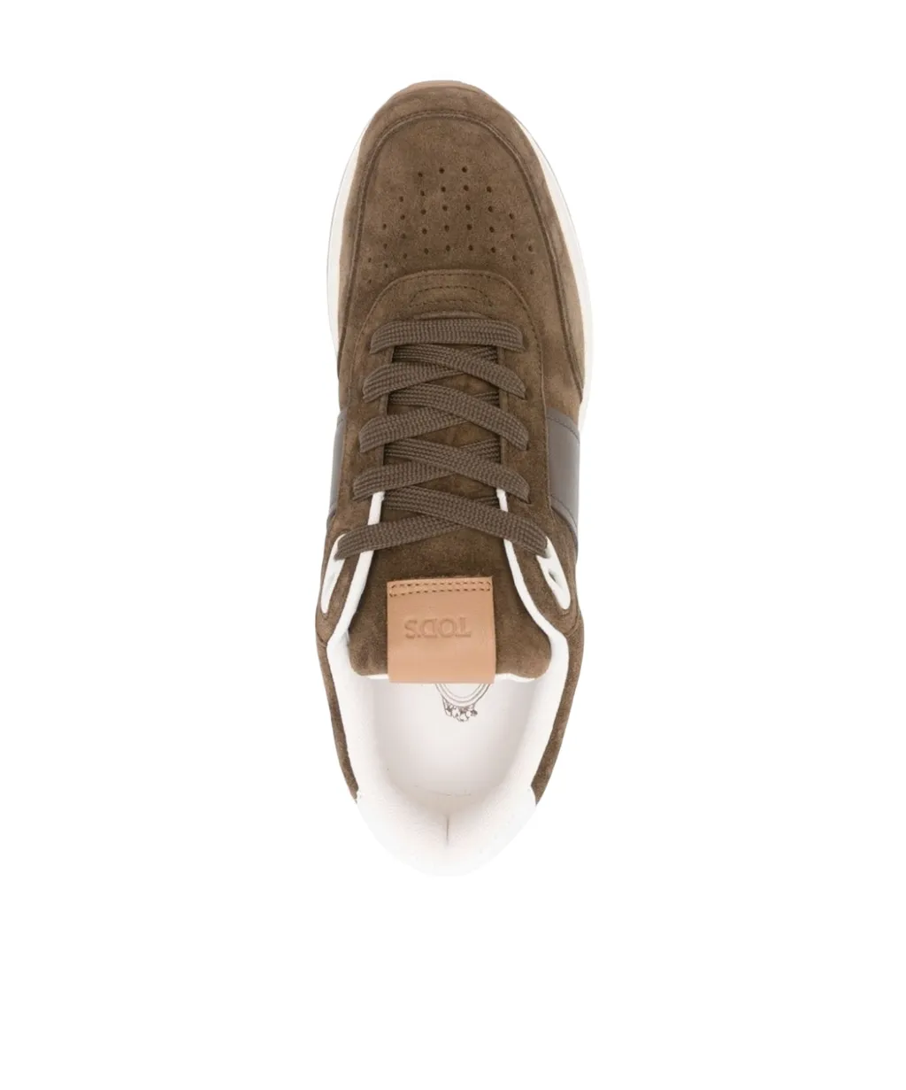 Round Toe Lace-Up Sneakers