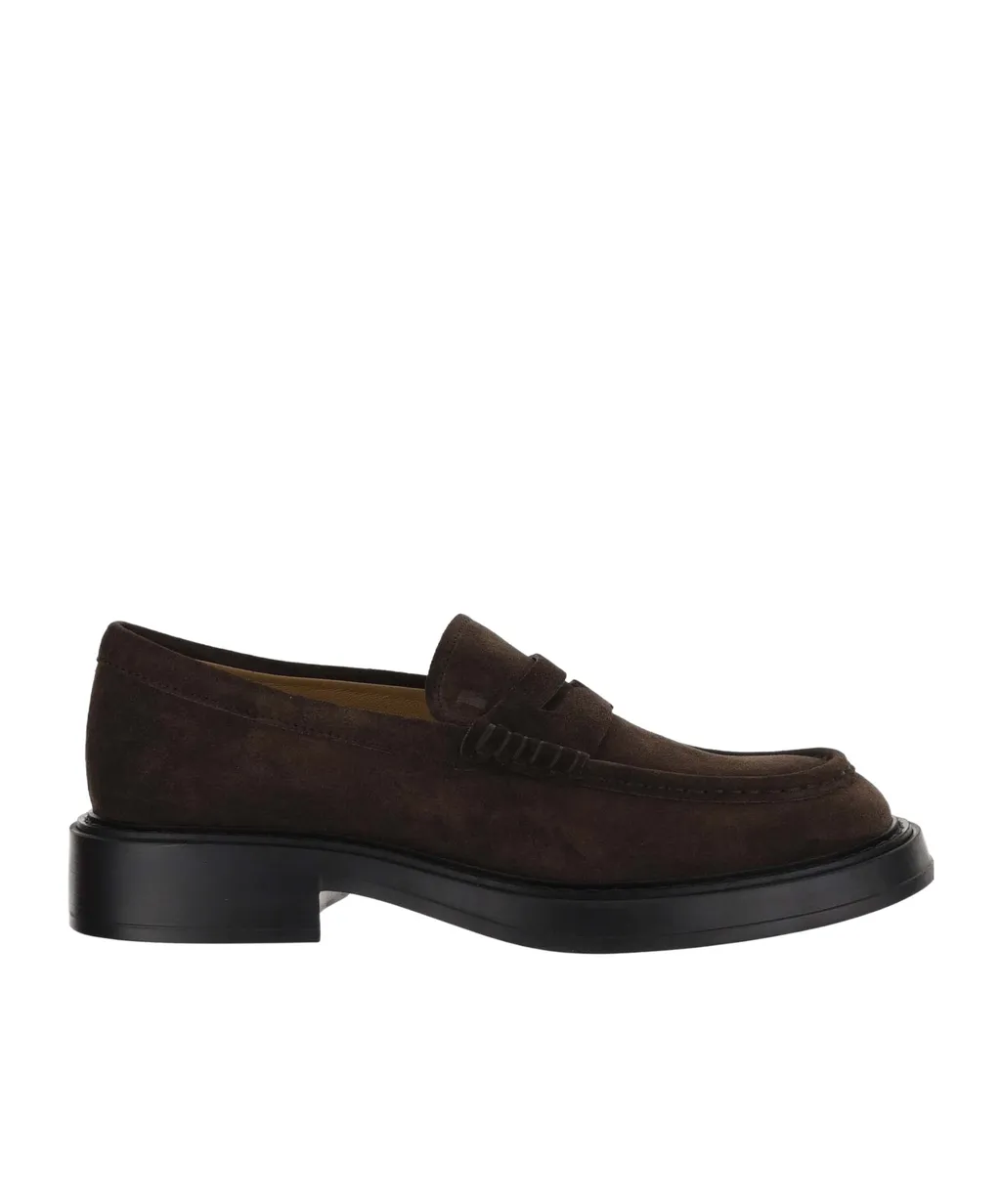 Round-Toe Slip-On Loafers