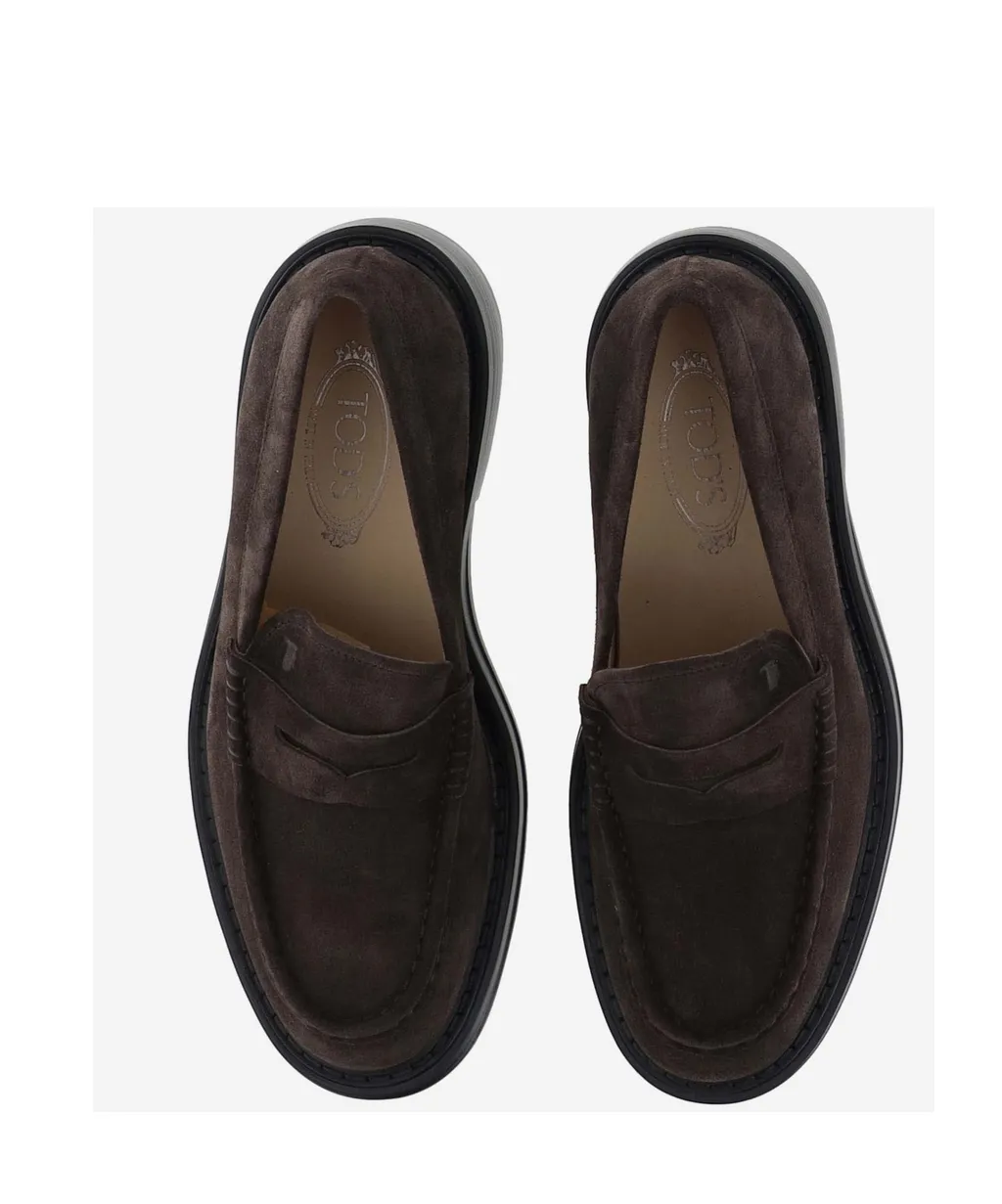 Round-Toe Slip-On Loafers
