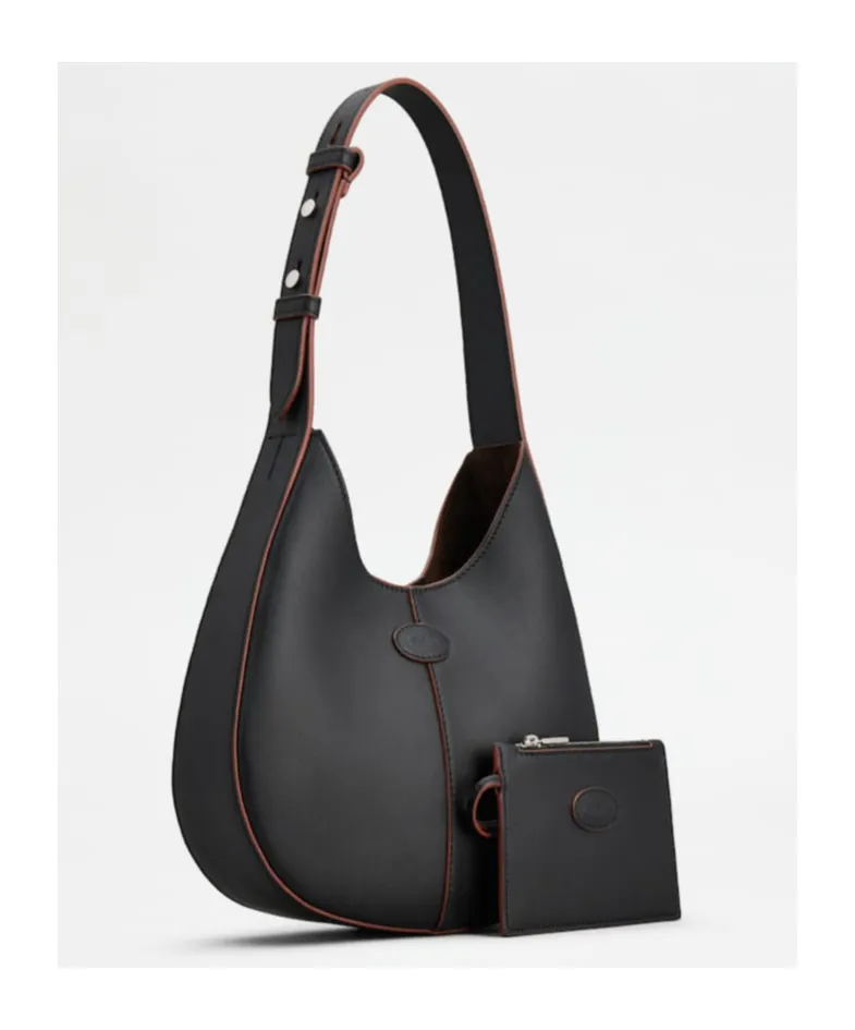 Di Logo Debossed Mini Hobo Bag