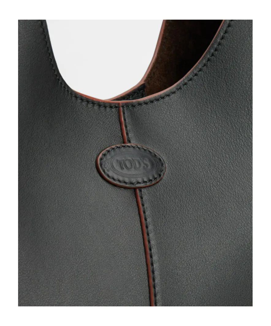 Di Logo Debossed Mini Hobo Bag