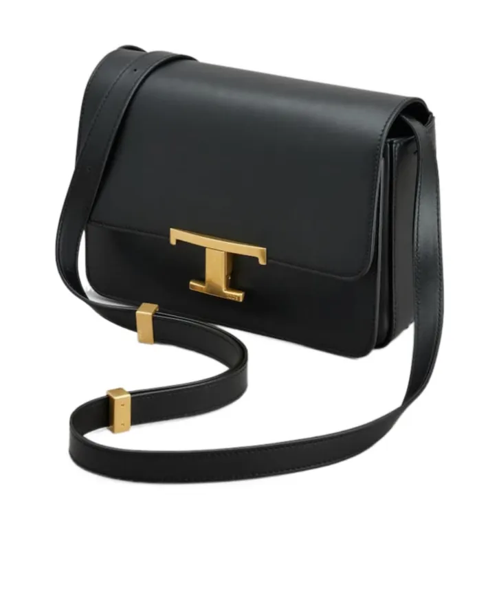 T Timeless Logo Plaque Crossbody Bag