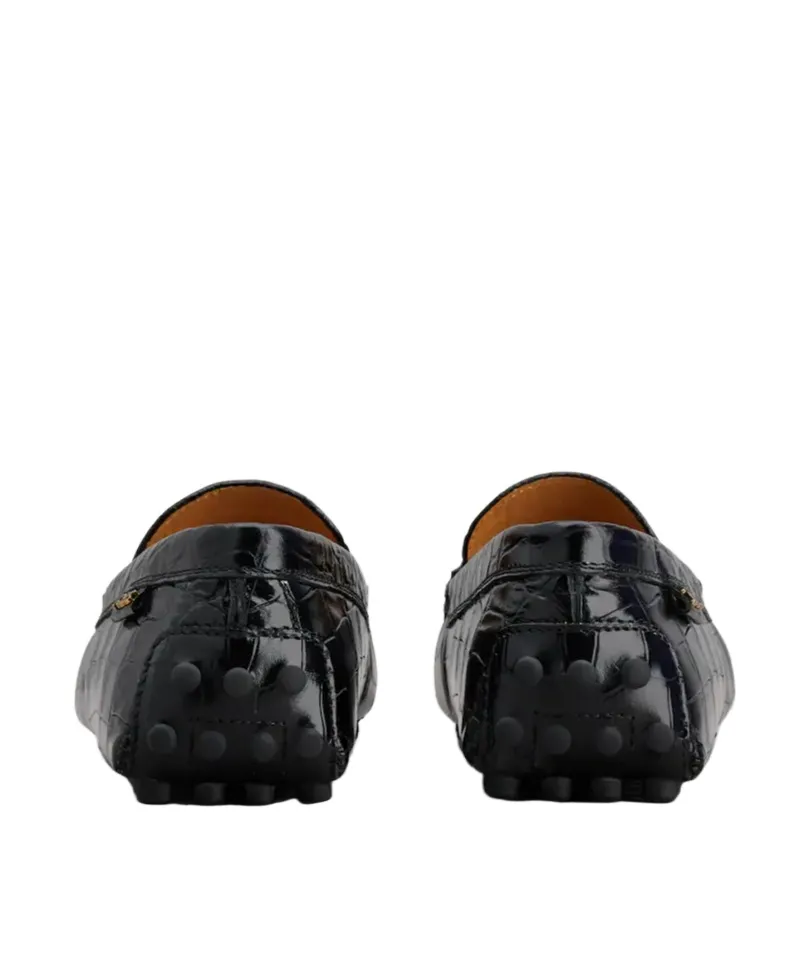 Gommino Embossed Slip-On Loafers