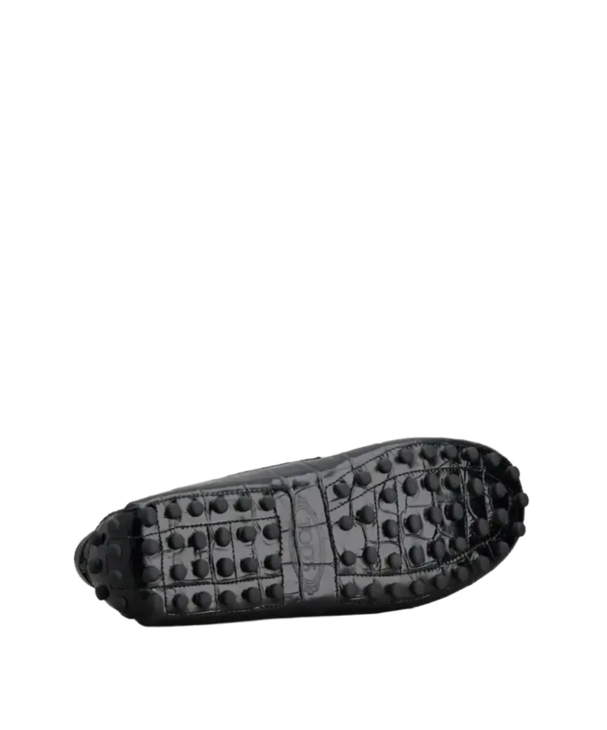 Gommino Embossed Slip-On Loafers