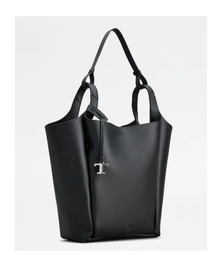 Logo Charm Tote Bag