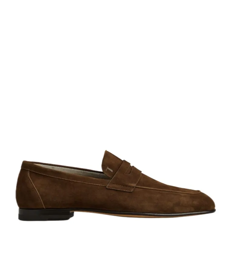 Round-Toe Slip-On Loafers