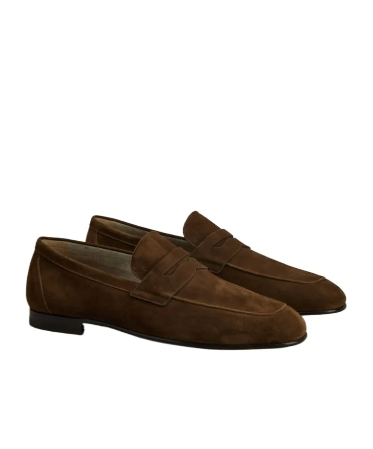 Round-Toe Slip-On Loafers
