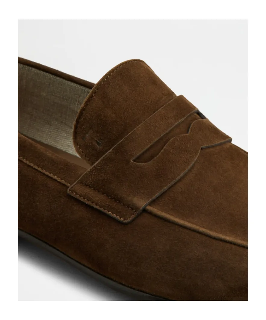 Round-Toe Slip-On Loafers