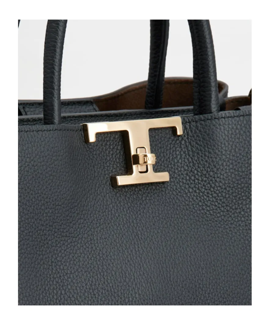 T Timeless Logo Plaque Shopping Bag