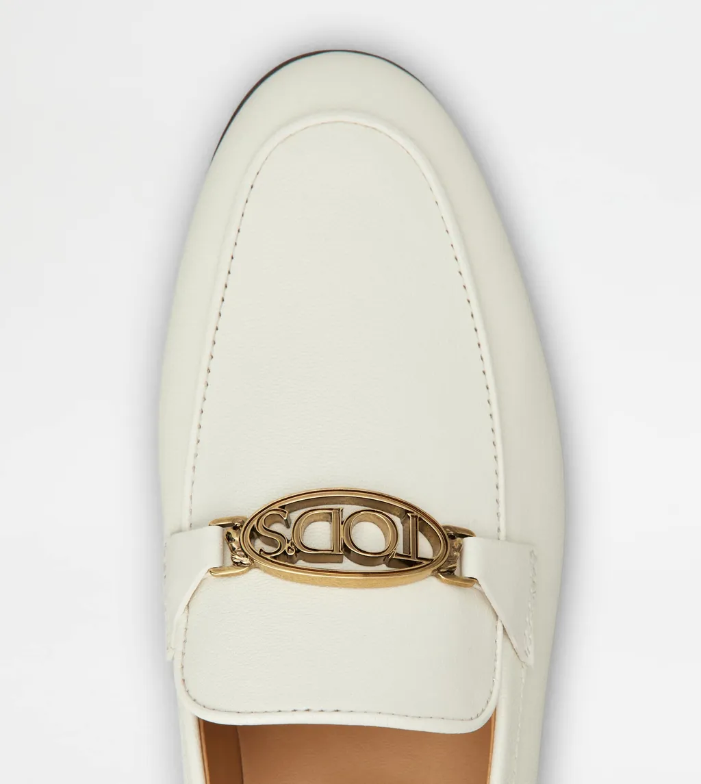 Logo-Plaque Slip-On Loafers