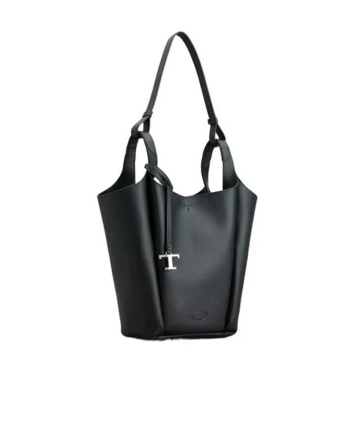 Logo Debossed Shoulder Bag