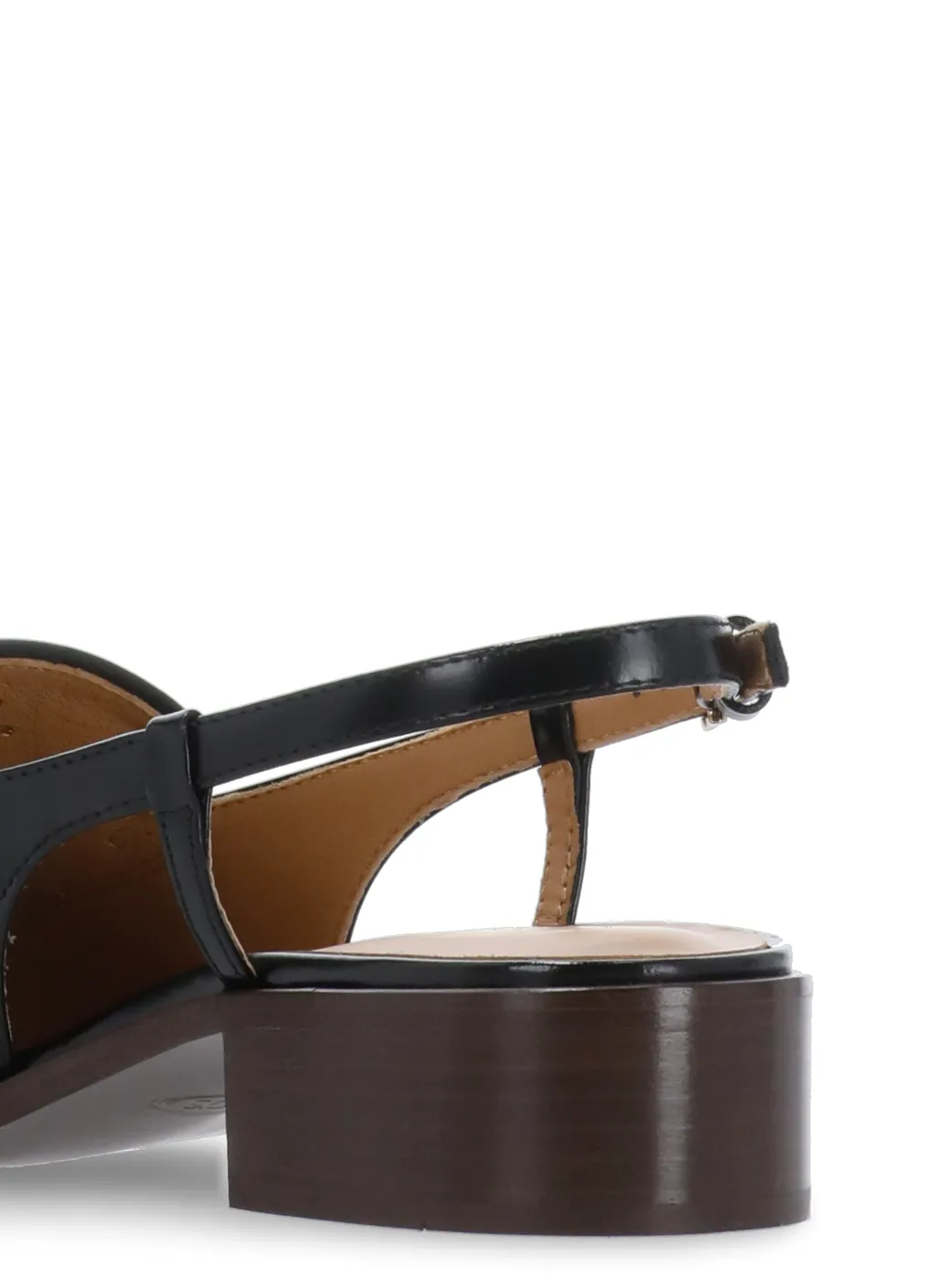 Slingback Strap Fastening Flat Shoes