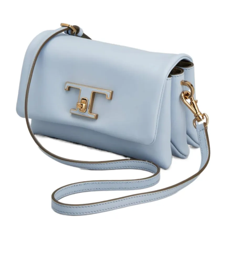 T Timeless Foldover Top Shoulder Bag