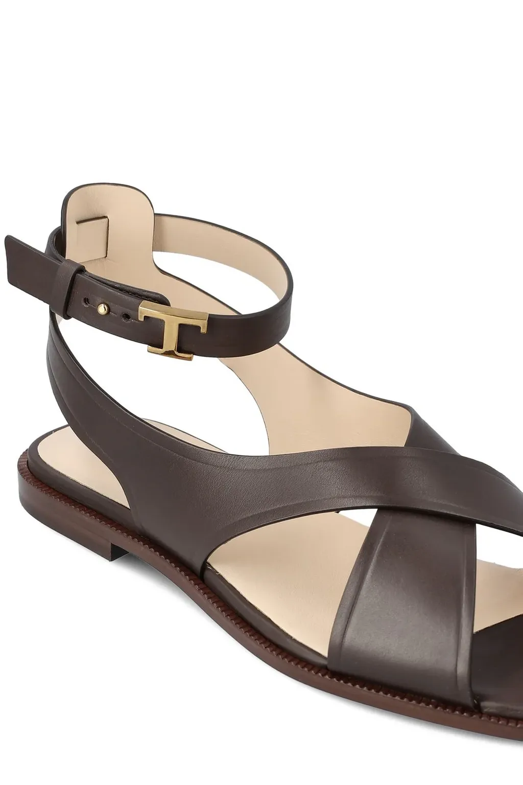 Logo-Plaque Slingback Sandals