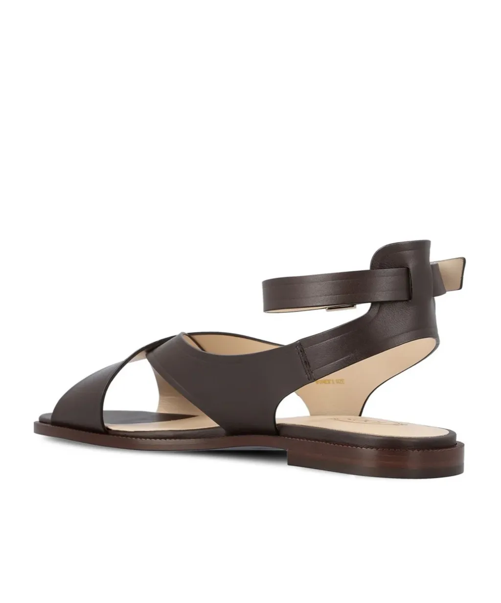 Logo-Plaque Slingback Sandals