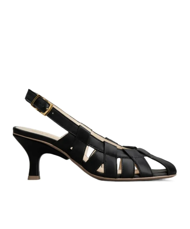 Cut-Out Detailed Slingback Pumps