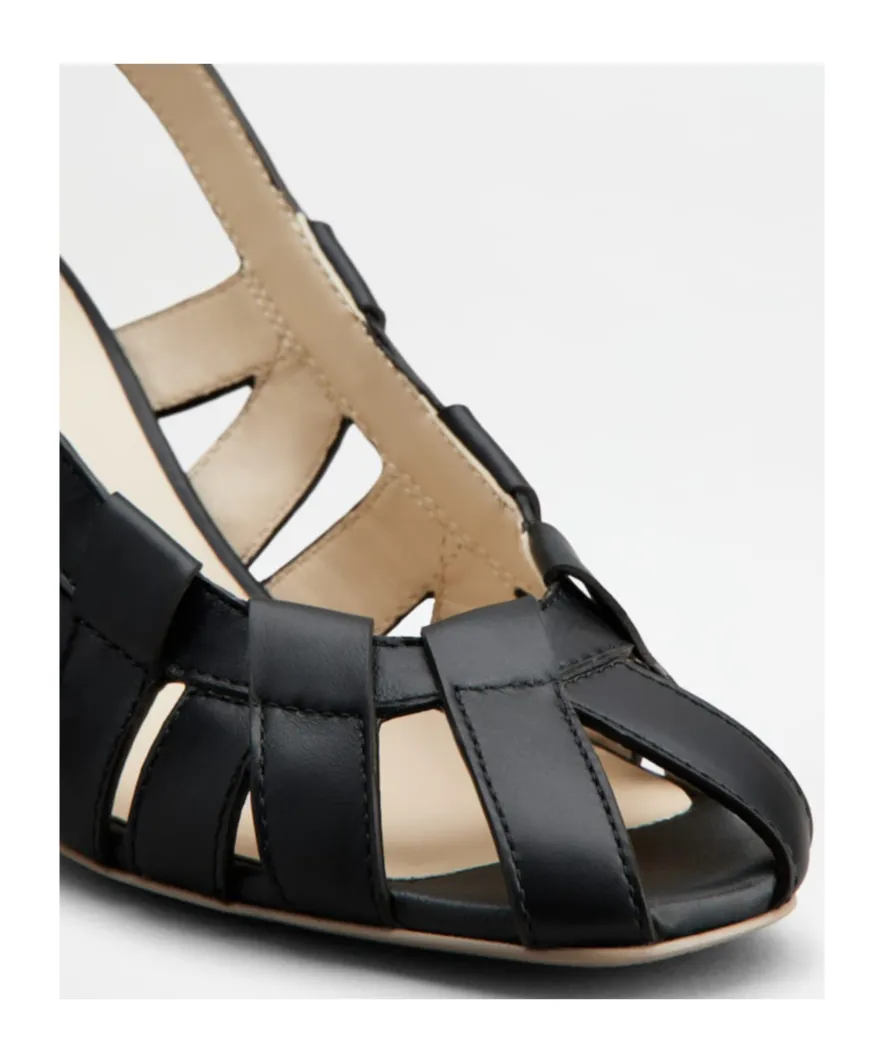 Cut-Out Detailed Slingback Pumps