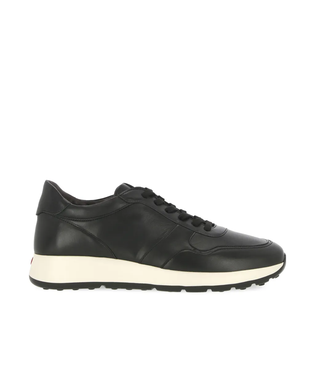 Panelled Leather Sneakers