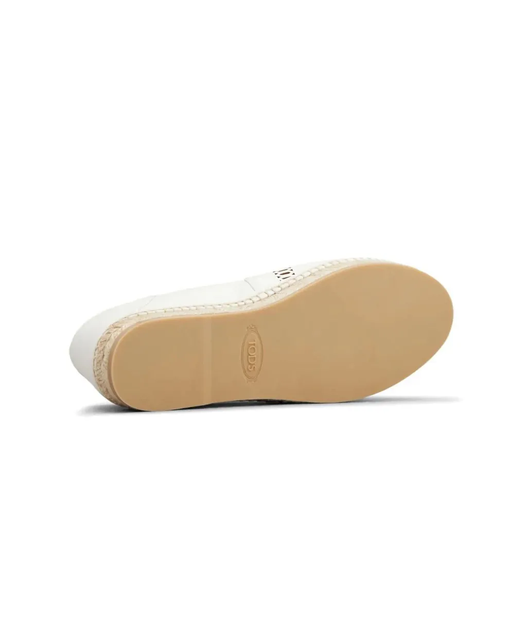 Logo-Perforated Slip-On Espadrilles