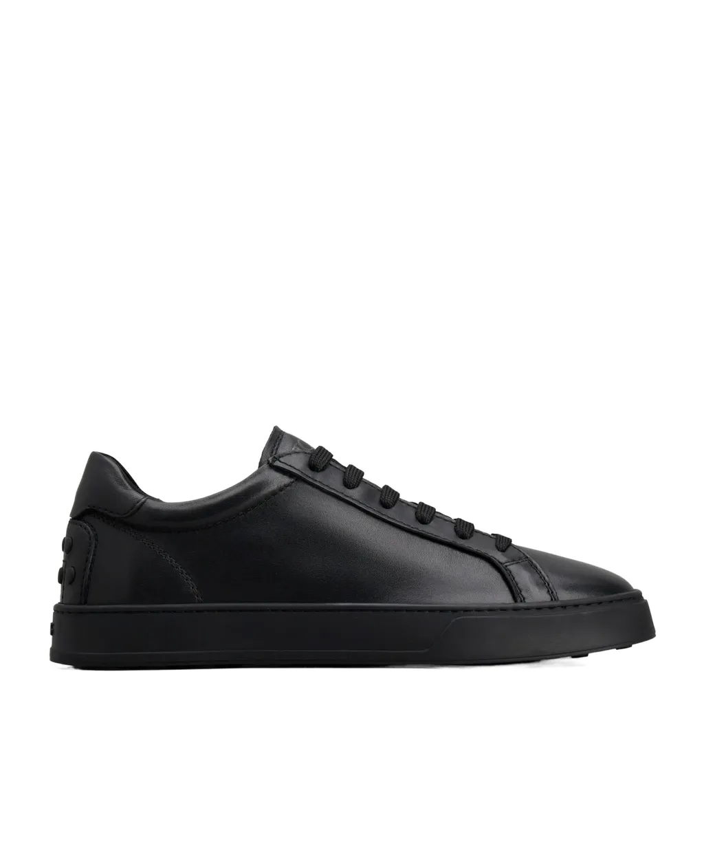 Round-Toe Lace-Up Sneakers