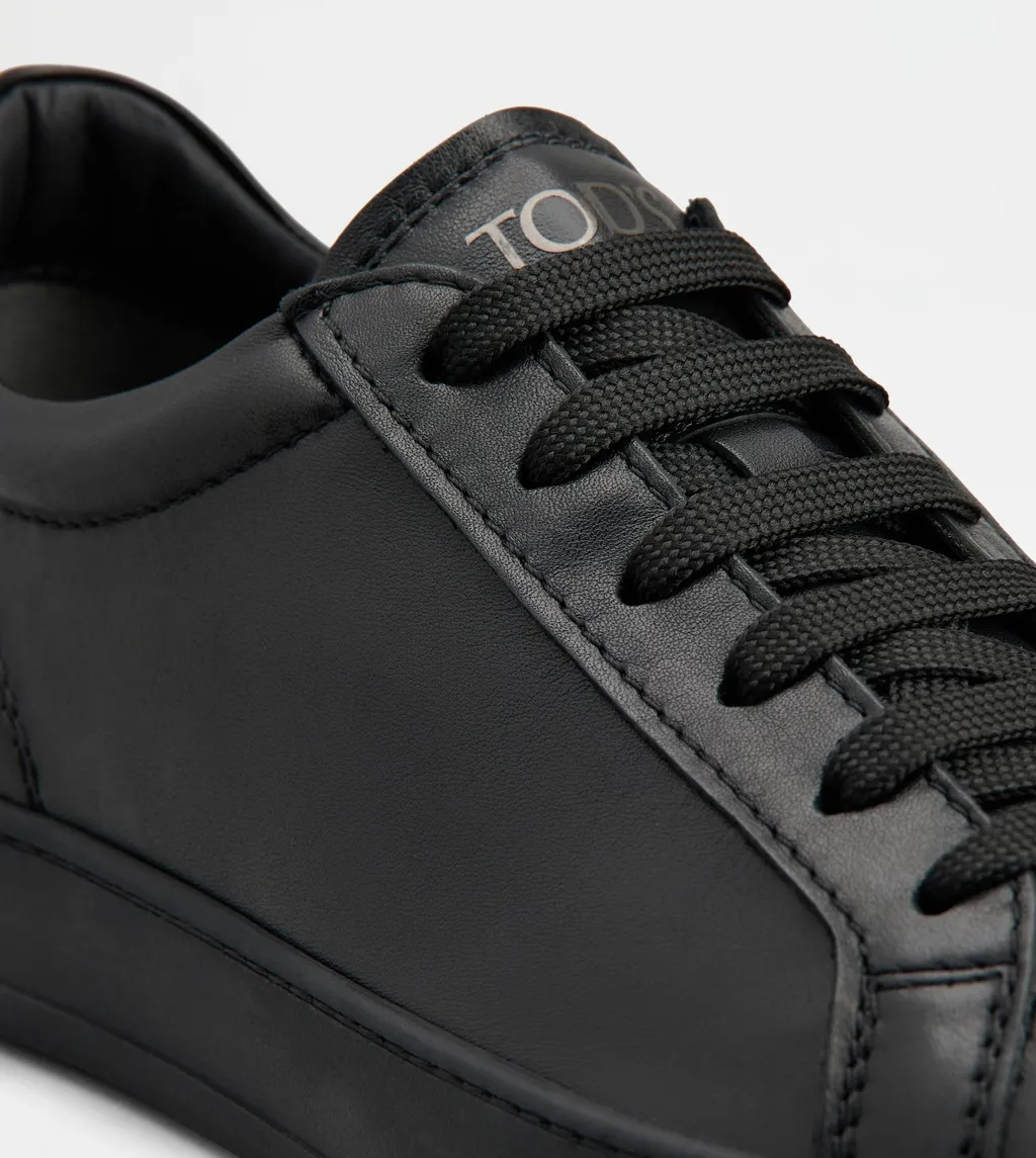 Round-Toe Lace-Up Sneakers