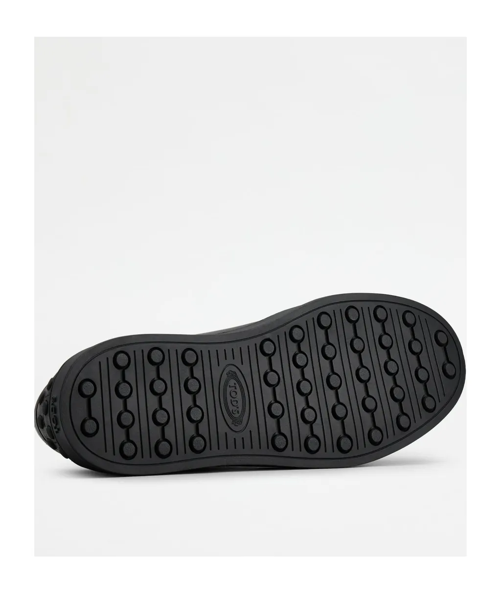 Round-Toe Lace-Up Sneakers