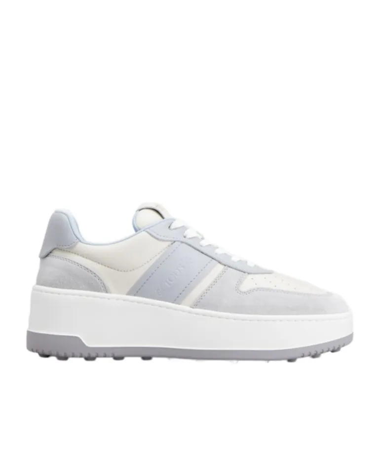 Round-Toe Lace-Up Sneakers