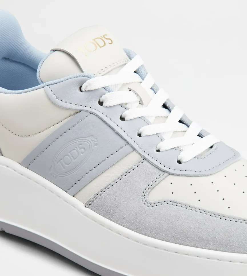 Round-Toe Lace-Up Sneakers