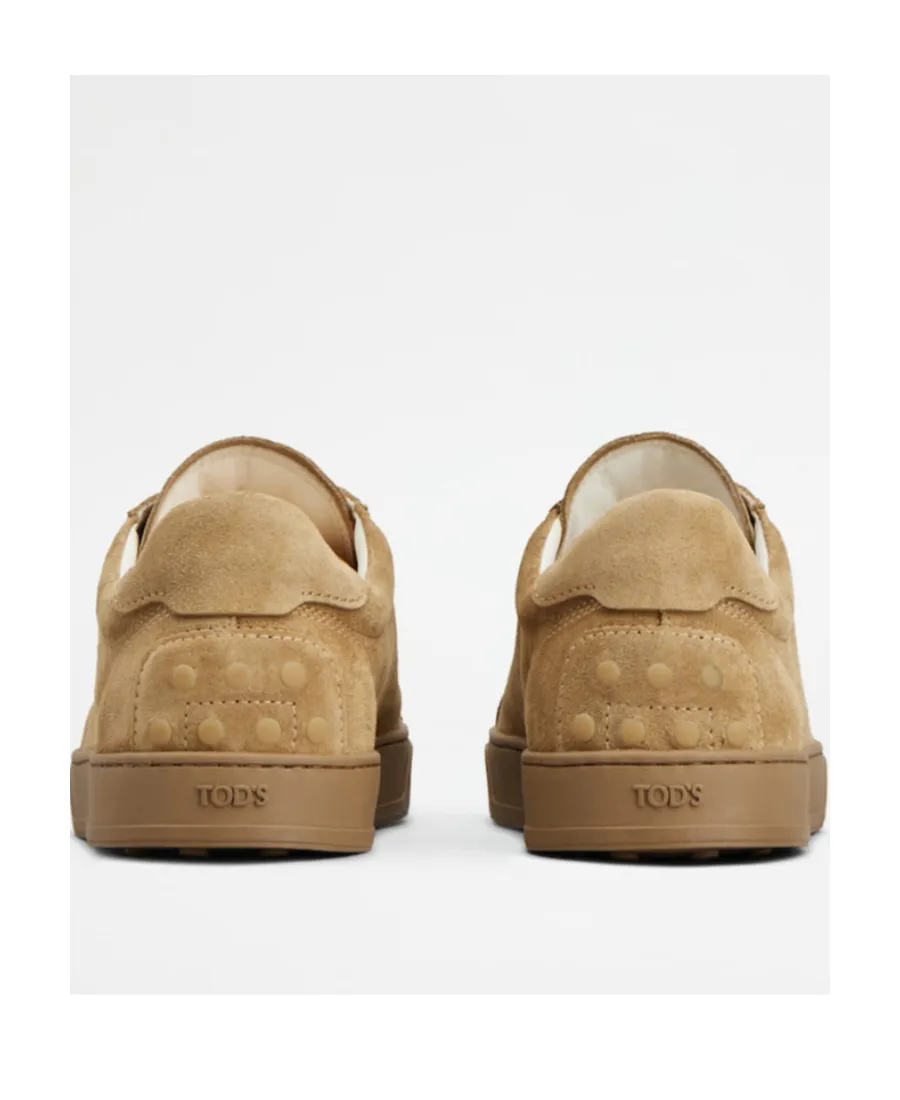Logo Printed Round Toe Sneakers