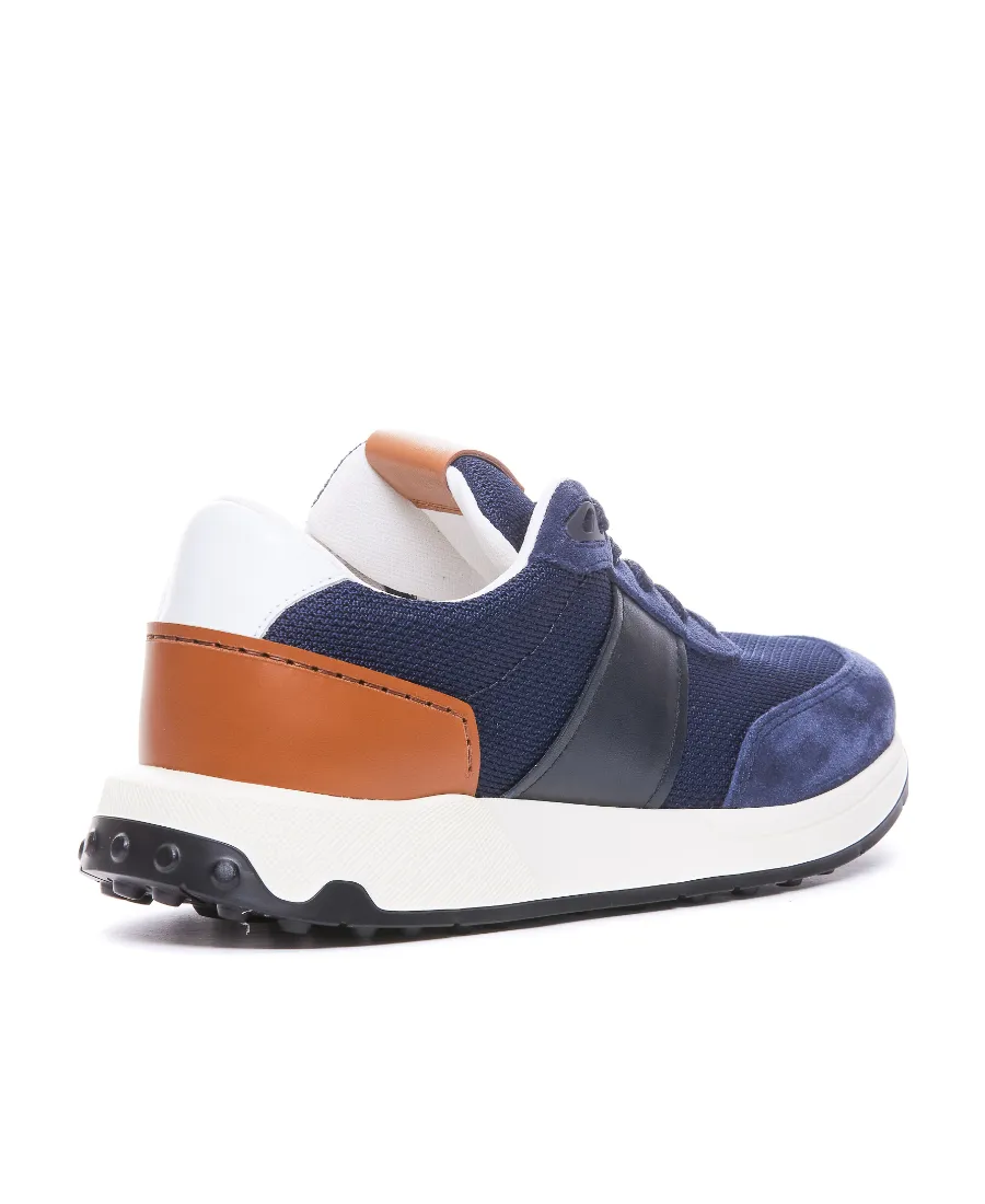 Round-Toe Lace-Up Sneakers