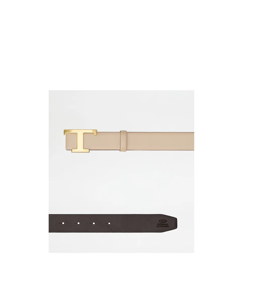 T Timeless Reversible Leather Belt