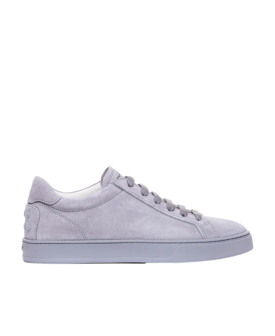 Logo Printed Round Toe Sneakers